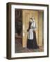 A Nurse with her Charge, 1870-George Goodwin Kilburne-Framed Giclee Print