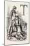 A Nurse Working for the Red Cross Feeding a Wounded Man-null-Mounted Giclee Print