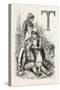 A Nurse Working for the Red Cross Feeding a Wounded Man-null-Stretched Canvas