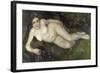 A Nymph by a Stream, 1869-1870-Pierre-Auguste Renoir-Framed Giclee Print