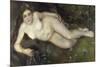 A Nymph by a Stream, 1869-1870-Pierre-Auguste Renoir-Mounted Giclee Print