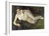 A Nymph by a Stream, 1869-1870-Pierre-Auguste Renoir-Framed Premium Giclee Print