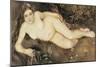 A Nymph by a Stream, 1869-70-Pierre-Auguste Renoir-Mounted Giclee Print