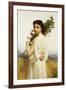 A Nymph Holding a Laurel Branch, 1900-William Adolphe Bouguereau-Framed Giclee Print