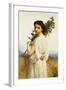 A Nymph Holding a Laurel Branch, 1900-William Adolphe Bouguereau-Framed Giclee Print