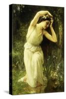 A Nymph in the Forest-Charles Amable Lenoir-Stretched Canvas