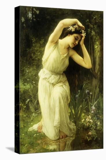 A Nymph in the Forest-Charles Amable Lenoir-Stretched Canvas