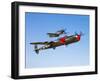 A P-38 Lightning and P-51D Mustang in Flight-Stocktrek Images-Framed Photographic Print