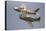 A P-51 Mustang and F-86 Sabre of the Warbird Heritage Foundation-null-Stretched Canvas