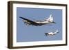 A P-51 Mustang Flies Alongside a B-17 Flying Fortress-Stocktrek Images-Framed Photographic Print