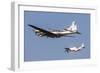 A P-51 Mustang Flies Alongside a B-17 Flying Fortress-Stocktrek Images-Framed Photographic Print