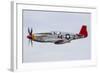 A P-51 Mustang Flies by at Eaa Airventure, Oshkosh, Wisconsin-Stocktrek Images-Framed Photographic Print