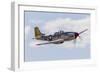 A P-51 Mustang Flies by at Vacaville, California-Stocktrek Images-Framed Photographic Print