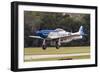 A P-51 Mustang Takes Off from Waukegan, Illinois-Stocktrek Images-Framed Photographic Print