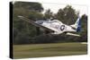 A P-51 Mustang Takes Off from Waukegan, Illinois-Stocktrek Images-Stretched Canvas