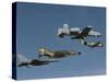 A P-51 Mustang-Stocktrek Images-Stretched Canvas