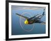 A P-51A Mustang in Flight-Stocktrek Images-Framed Photographic Print