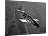 A P-51C Mustang in Flight-Stocktrek Images-Mounted Photographic Print
