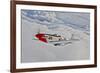 A P-51D Mustang in Flight Near Hollister, California-null-Framed Photographic Print