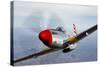 A P-51D Mustang in Flight Near Prescott, Arizona-null-Stretched Canvas