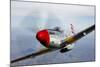 A P-51D Mustang in Flight Near Prescott, Arizona-null-Mounted Photographic Print