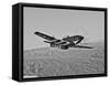 A P-51D Mustang in Flight Over Hollister, California-Stocktrek Images-Framed Stretched Canvas