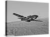 A P-51D Mustang in Flight Over Hollister, California-Stocktrek Images-Stretched Canvas