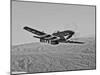 A P-51D Mustang in Flight Over Hollister, California-Stocktrek Images-Mounted Photographic Print