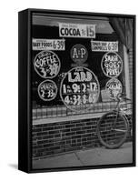 A&P Chain Food Market Advertises its 1939 Food Prices-null-Framed Stretched Canvas