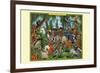 A Pack of Ragtime Irish Setters-Richard Kelly-Framed Premium Giclee Print