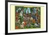 A Pack of Ragtime Irish Setters-Richard Kelly-Framed Premium Giclee Print