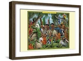 A Pack of Ragtime Irish Setters-Richard Kelly-Framed Art Print