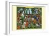 A Pack of Ragtime Irish Setters-Richard Kelly-Framed Art Print