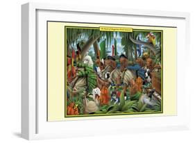 A Pack of Ragtime Irish Setters-Richard Kelly-Framed Art Print