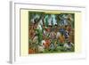 A Pack of Ragtime Irish Setters-Richard Kelly-Framed Art Print