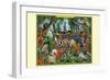 A Pack of Ragtime Irish Setters-Richard Kelly-Framed Art Print