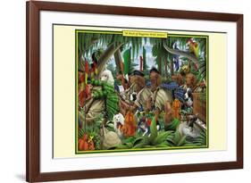 A Pack of Ragtime Irish Setters-Richard Kelly-Framed Art Print