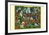 A Pack of Ragtime Irish Setters-Richard Kelly-Framed Art Print