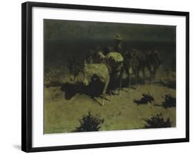 A Pack Train, 1909-Frederic Sackrider Remington-Framed Giclee Print