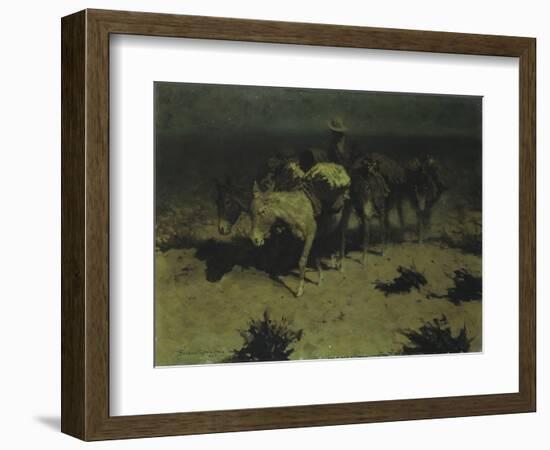 A Pack Train, 1909-Frederic Sackrider Remington-Framed Giclee Print