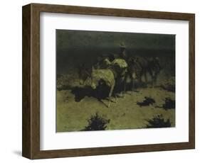 A Pack Train, 1909-Frederic Sackrider Remington-Framed Giclee Print