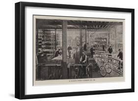 A Packing-Room, Clement Et Cie-null-Framed Giclee Print