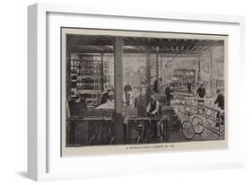 A Packing-Room, Clement Et Cie-null-Framed Giclee Print