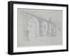 A Packing Shop, Bradford, 1915 (Pencil on Paper)-Eric Gill-Framed Giclee Print