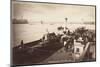 A Paddle Steamer Disembarking Passengers at Greenwich Pier, London, C1890-null-Mounted Photographic Print