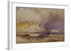 A Paddle-Steamer Leaving Dover Harbour, 1879-William Callow-Framed Giclee Print
