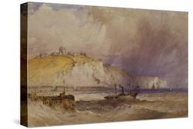 A Paddle-Steamer Leaving Dover Harbour, 1879-William Callow-Stretched Canvas