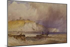 A Paddle-Steamer Leaving Dover Harbour, 1879-William Callow-Mounted Giclee Print