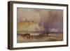 A Paddle-Steamer Leaving Dover Harbour-William Callow-Framed Giclee Print