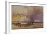 A Paddle-Steamer Leaving Dover Harbour-William Callow-Framed Giclee Print